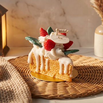 Strawberry Toast Cake Candle